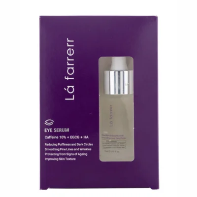 سرم دور چشم کافئین لافارر 10 درصد و هیالورونیک اسید