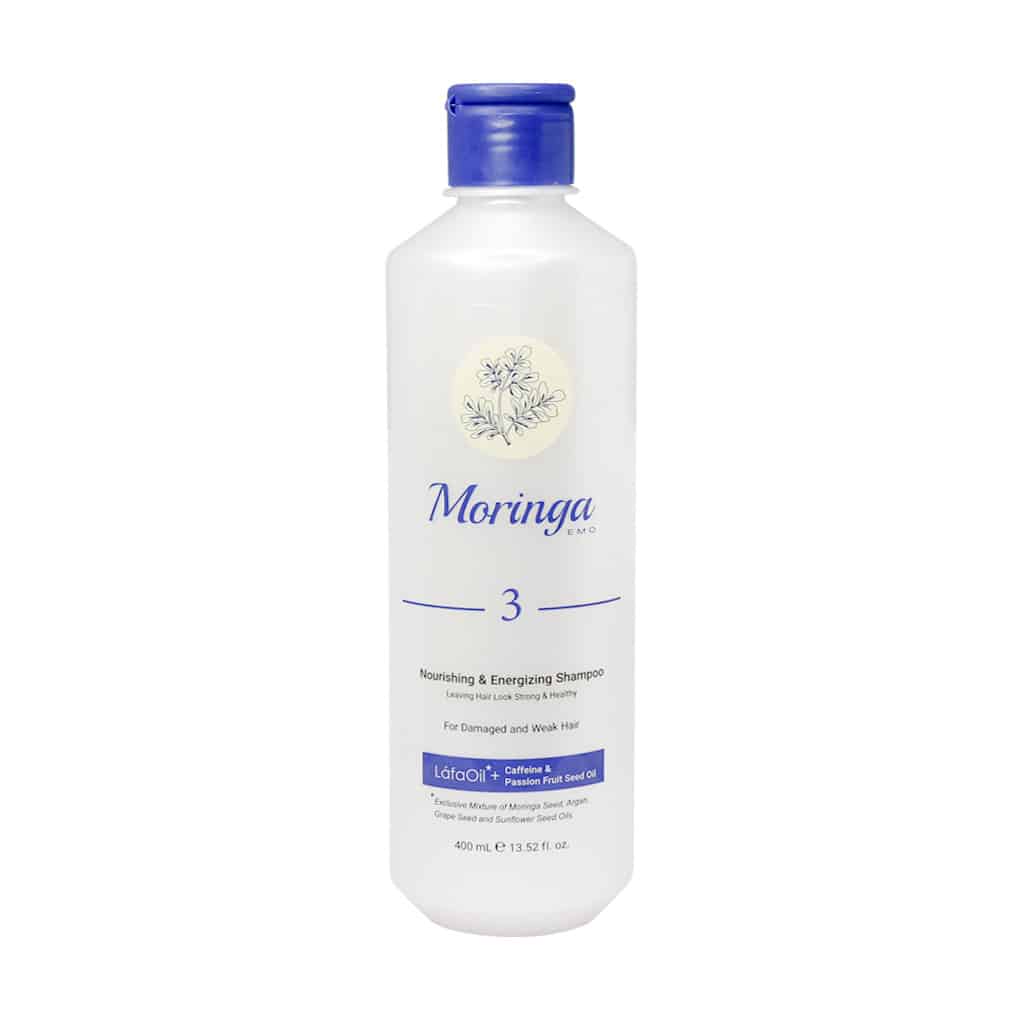 شامپو مغذی و انرژی بخش 3 مورینگا امو