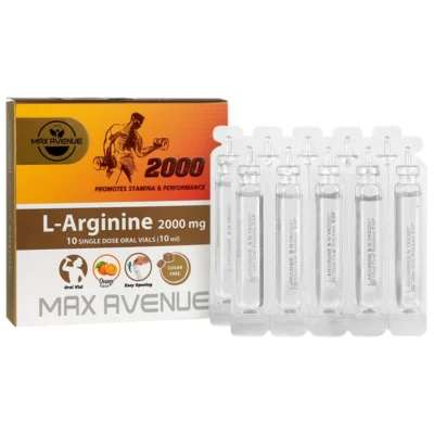 ویال ال آرژنین مکس اونیو - 2000 میلی گرم بسته 10 عددی
