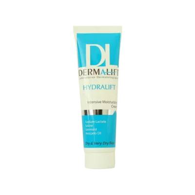 کرم مرطوب کننده قوی هیدرالیفت درمالیفت مناسب پوست های خشک و خیلی خشک ۵۰ میلی لیتر