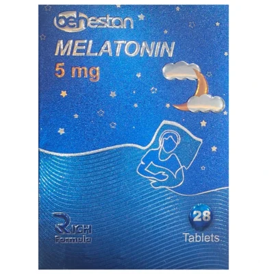 قرص ملاتونین بهستان 5 میلی گرم بسته 28 عددی