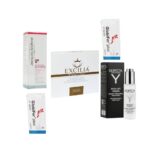 پکیج تقویت مژه اکسیلیا و شامپو تقویت کننده موی خشک ژاک آندرل و سرم لیفتینگ سبیکتا ودوبسته قرص گلوبیفر پلاس