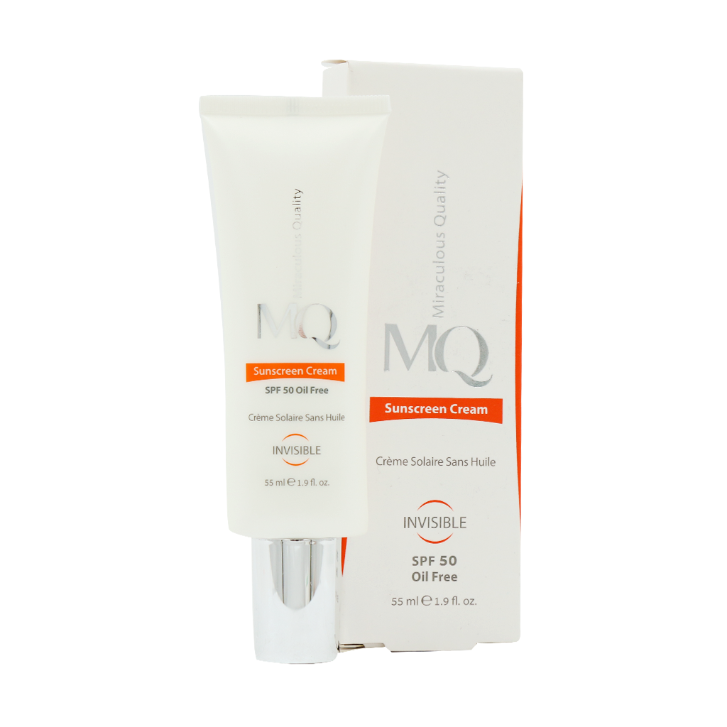 فاقد چربی بی رنگ کرم ضد آفتاب فاقد چربی SPF50 ام کیو بی رنگ - Image 1