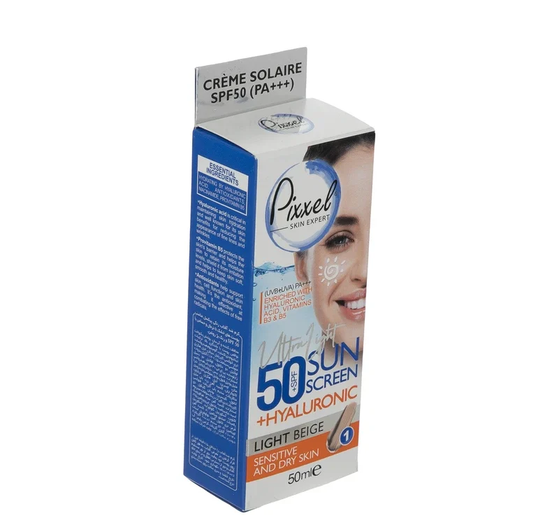 پیکسل خشک1 کرم ضدآفتاب رنگی شماره 1 پیکسل SPF50 مناسب پوستهای حساس و خشک حجم 50 میلیلیتر - Image 1
